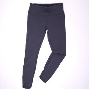 Prana Women's Leggings Ruched Leg Ankle Yoga Pants‎ Size Medium Dark Gray